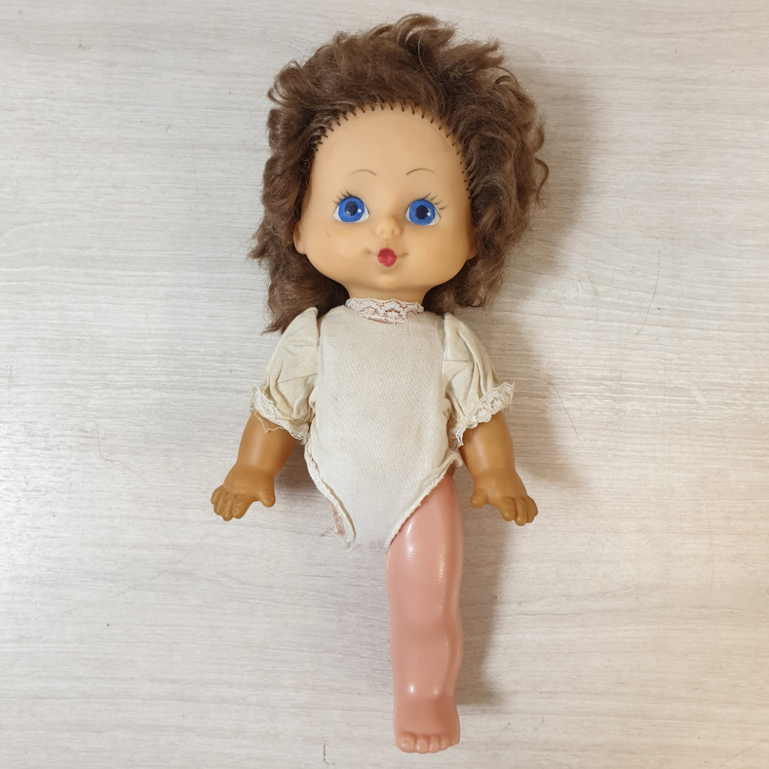 Кукла детская, пластик и резина, СССР. Картинка 1